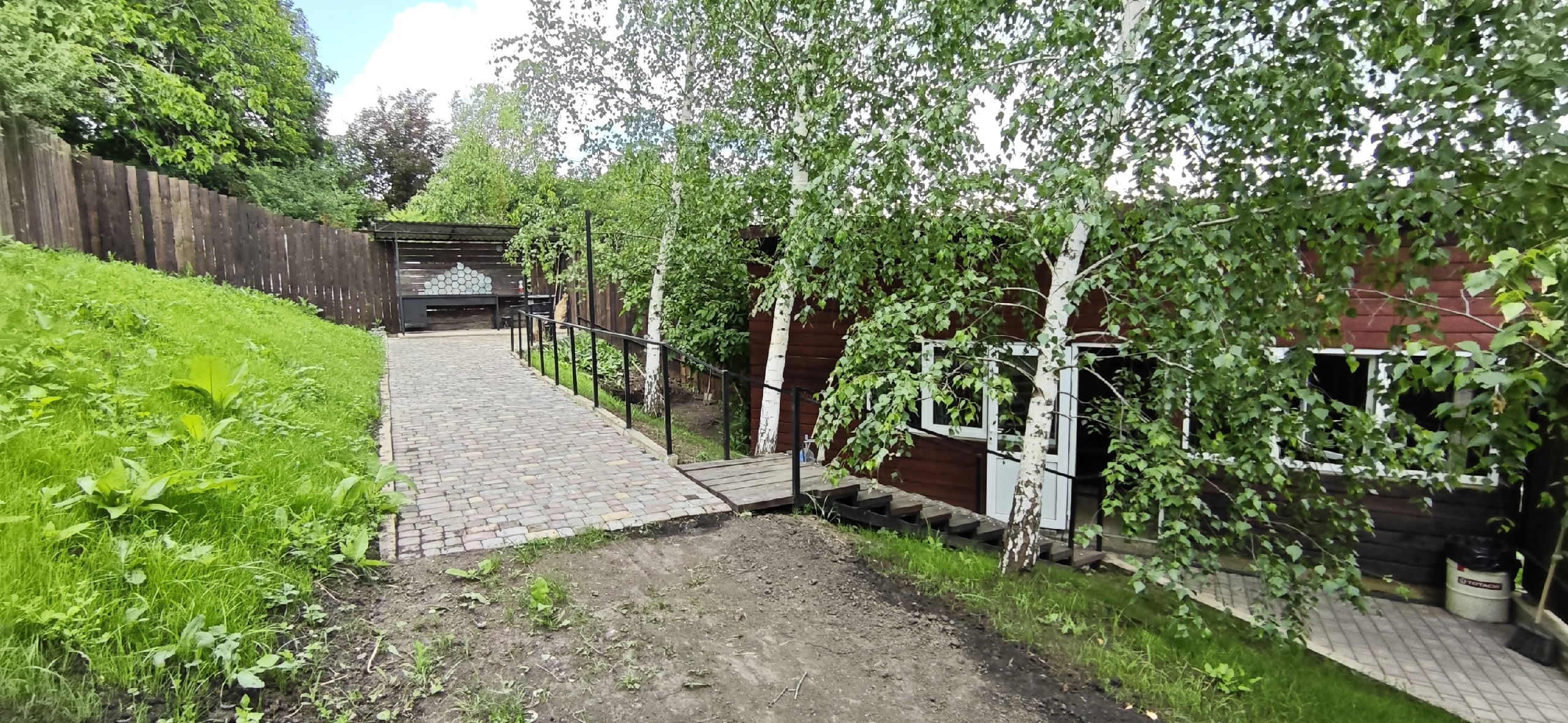 Беседка в березках - фото 6