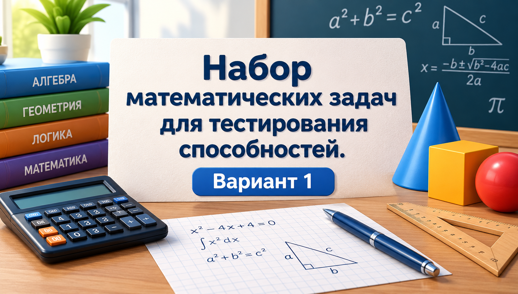 Математические задачи. Вариант 1