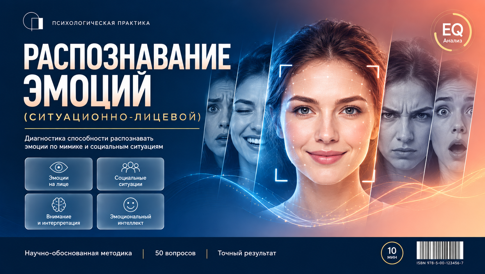 Тест «Распознавание эмоций» (ситуационно-лицевой)